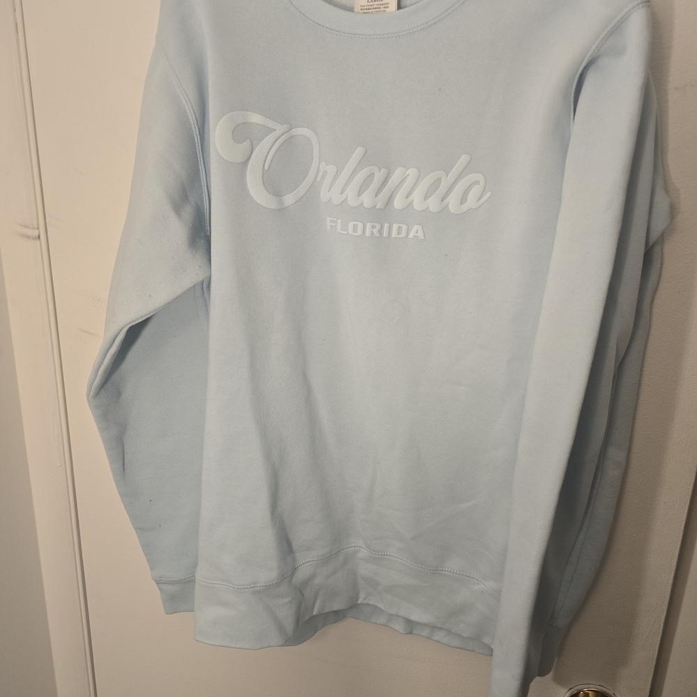 CO Light Blue Orlando Florida Sweater